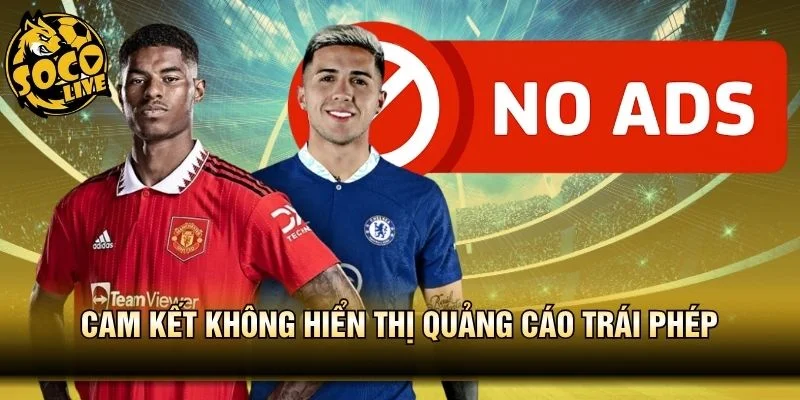 Cam kết không hiển thị quảng cáo trái phép