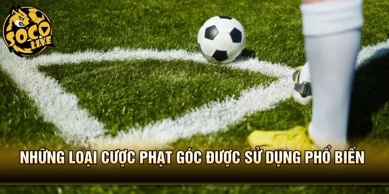 Những loại cược phạt góc được sử dụng phổ biến
